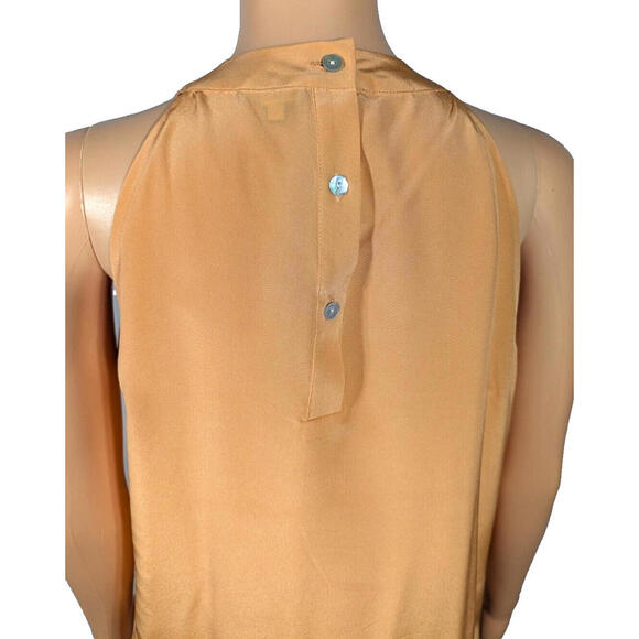 Silk Blouse Size 10 Sleeveless Raoul Old Money Chic Comfortable Matching Pants - Picture 3 of 8